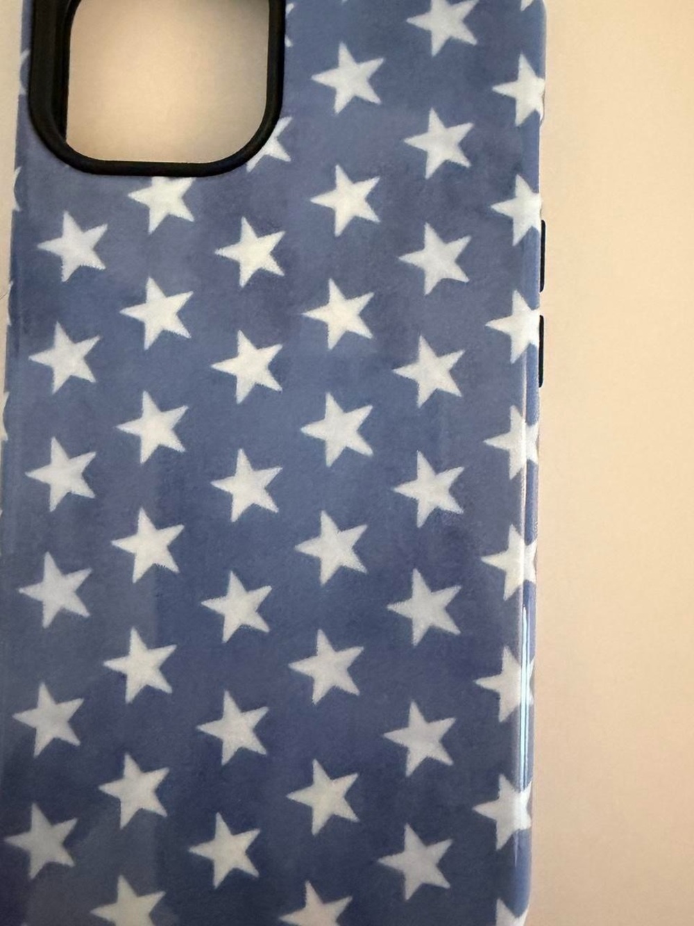 Blue Star Pattern Phone Case - Slim Protective Cover